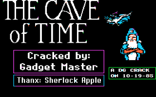 The Cave of Time Title Screen